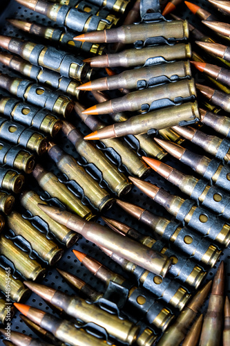  Close up Image of Rifle Bullets