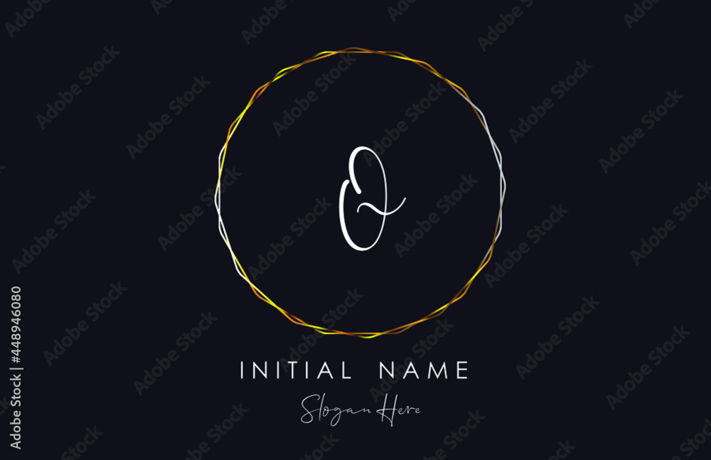 Stylish and Elegant luxurious logo of letter Q with golden polygon and dark blue background for company name or initial name. Stylish and Elegant luxurious logo of letter Q with golden polygon and dark blue background for company name or initial name.