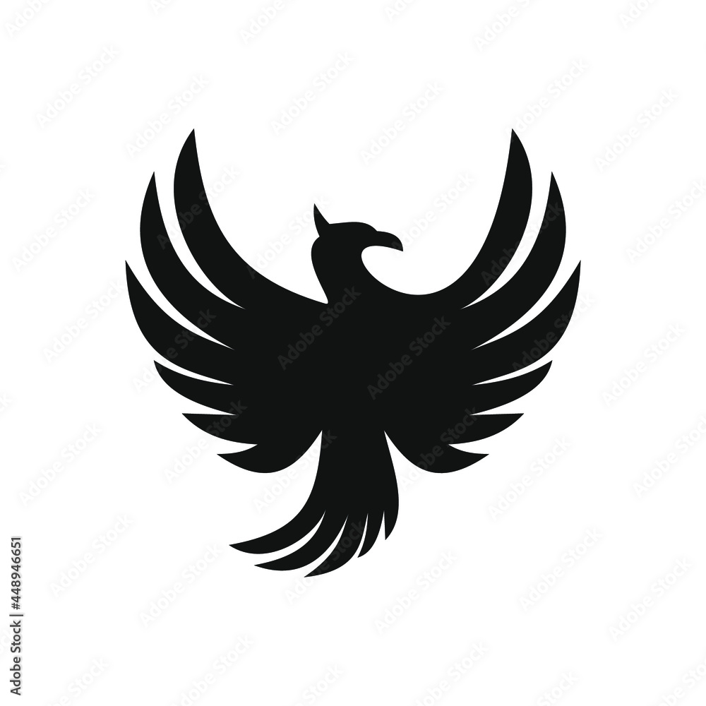 phoenix bird black logo phoenix bird black logo