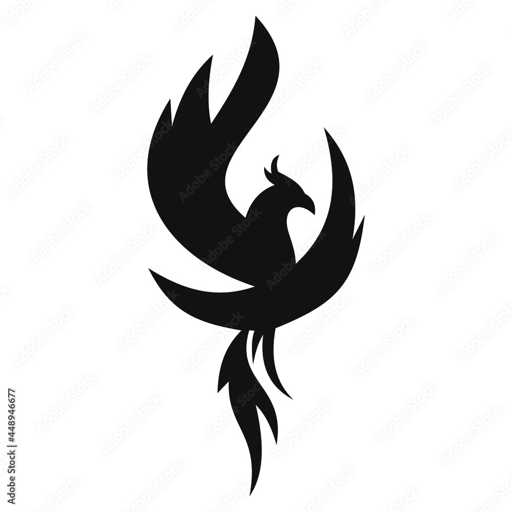 phoenix bird black logo phoenix bird black logo