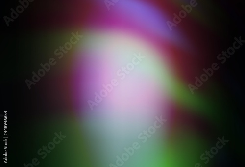 Dark Blue, Green vector blurred bright template.