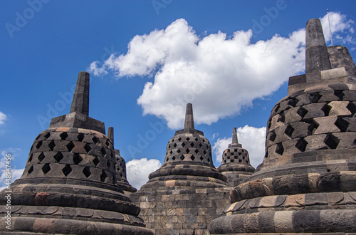 Heritage Buddist temple Borobudur complex in Magelang in central Java, indonesia