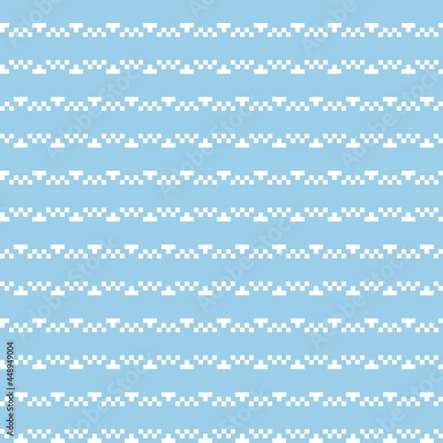 Pastel Christmas Fair Isle Seamless Pattern Background