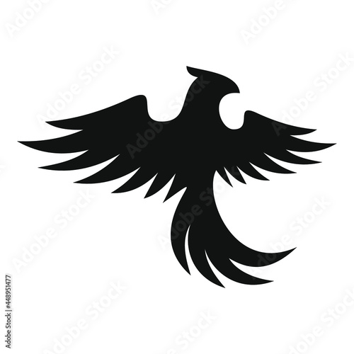 phoenix bird black logo 