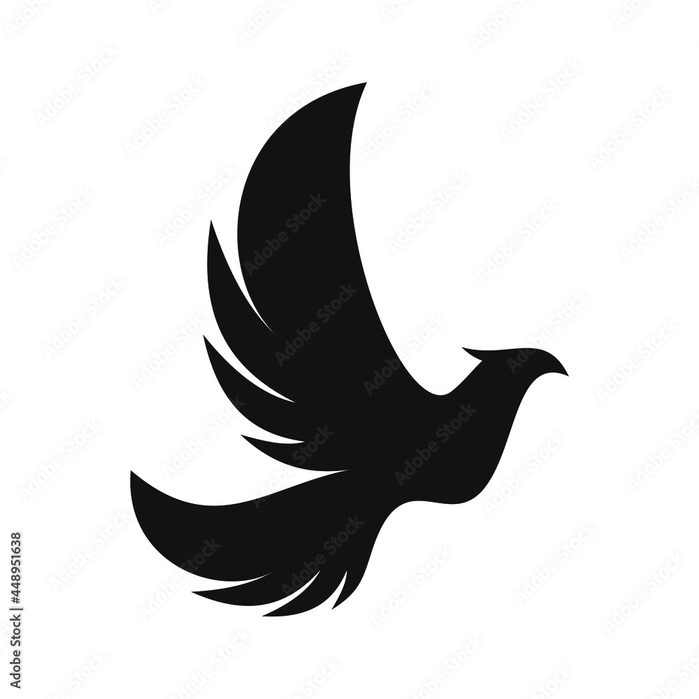 phoenix bird black logo phoenix bird black logo