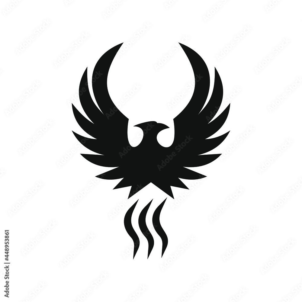 phoenix bird black logo phoenix bird black logo
