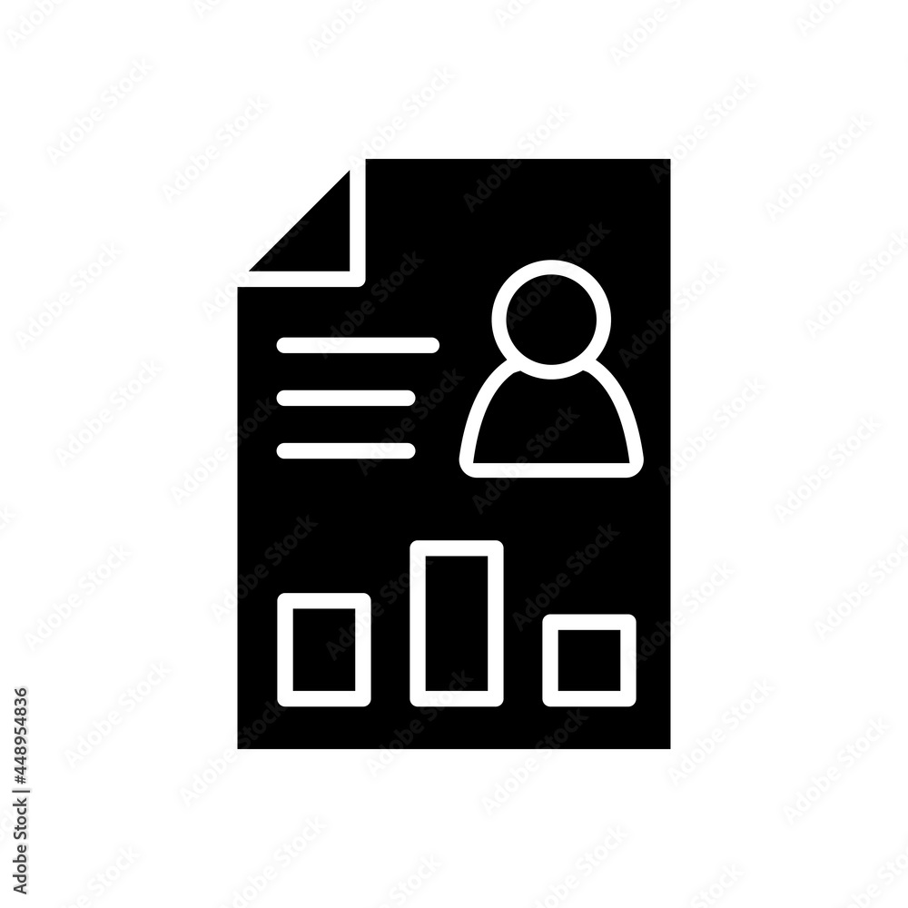 CV icon vector set. Resume illustration sign collection. user data user data. CV icon vector set. Resume illustration sign collection. user data user data.