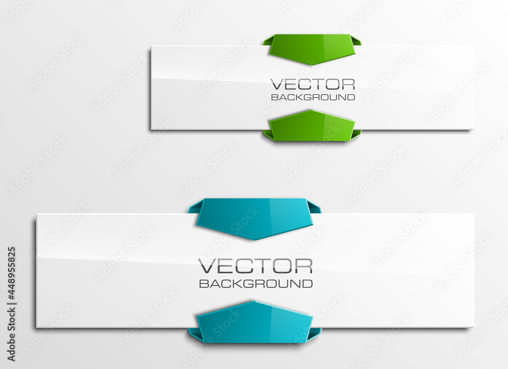 Ribbon vector banner. The original form as two form, overlapping. The flat image. Advertising Design shape. Vector label tag. Ribbon vector banner. The original form as two form, overlapping. The flat image. Advertising Design shape. Vector label tag.