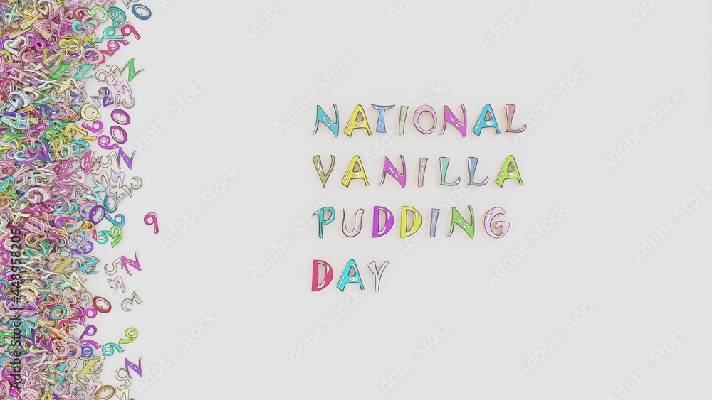 National vanilla pudding day National vanilla pudding day