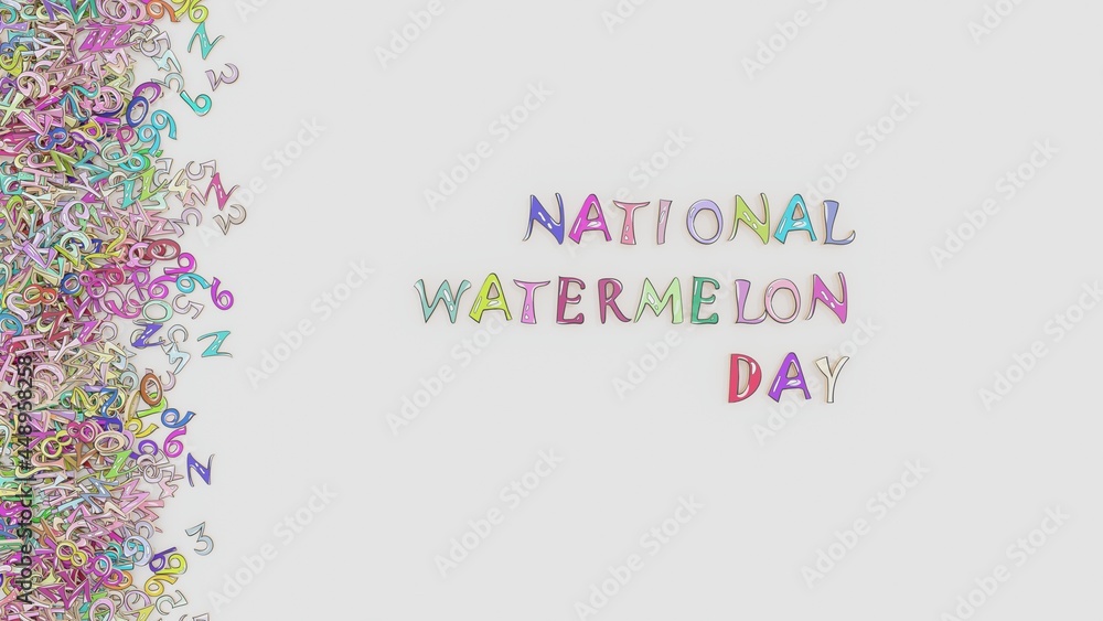 National watermelon day