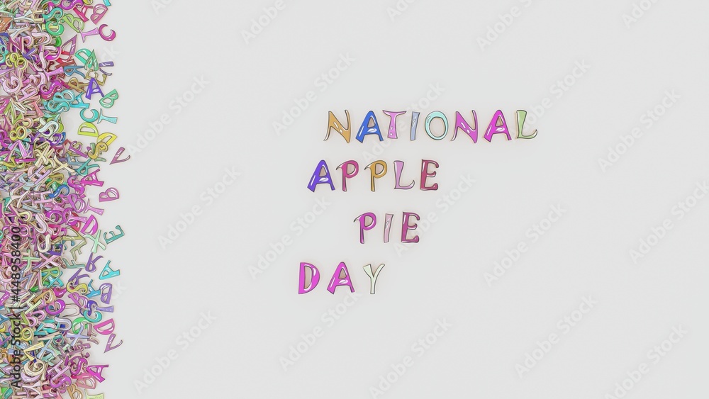 National apple pie day National apple pie day