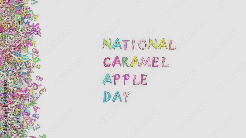 National caramel apple day National caramel apple day