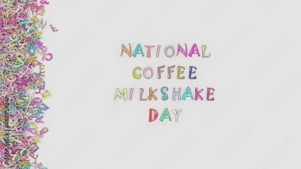 National coffee milkshake day National coffee milkshake day