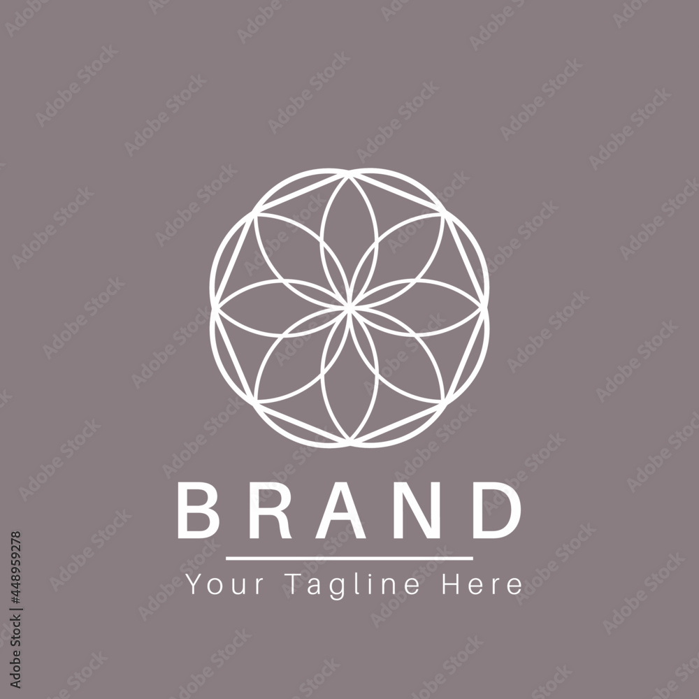 Ornament logo. Ornament logo.