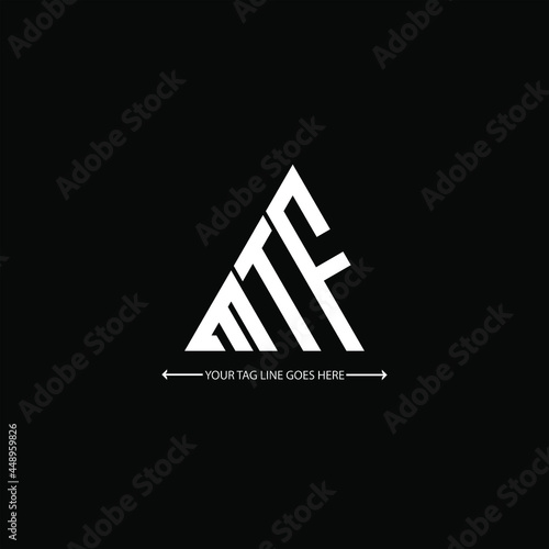 MTF letter logo creative design. MTF unique design photo