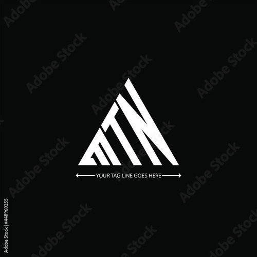 MTN letter logo creative design. MTN unique design
