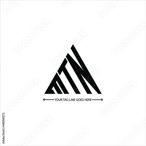 MTN letter logo creative design. MTN unique design
