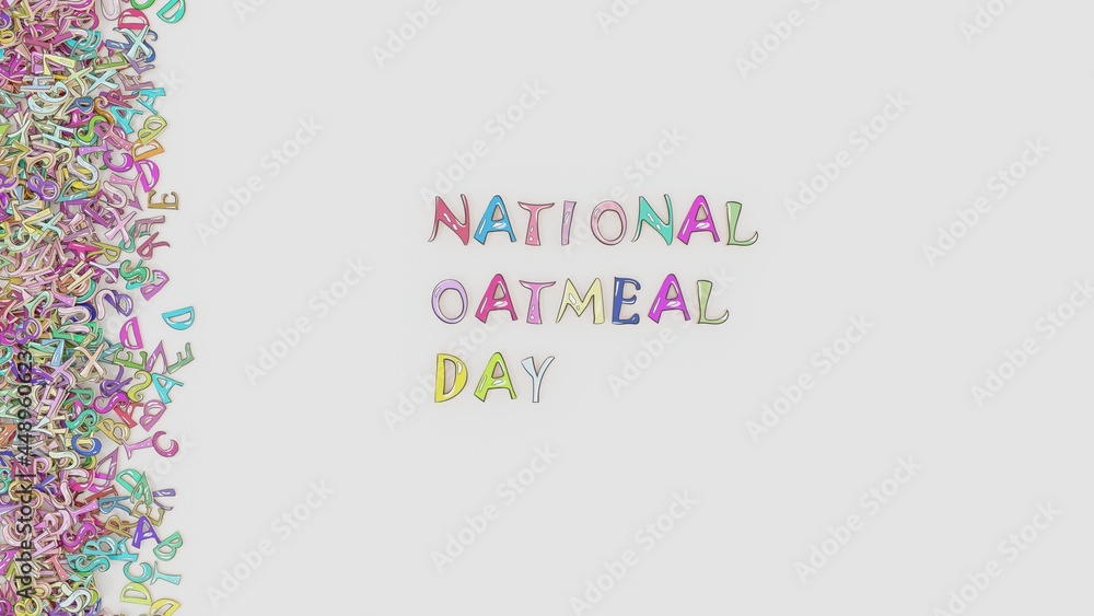 National oatmeal day