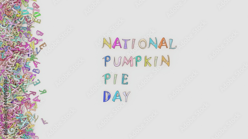 National pumpkin pie day