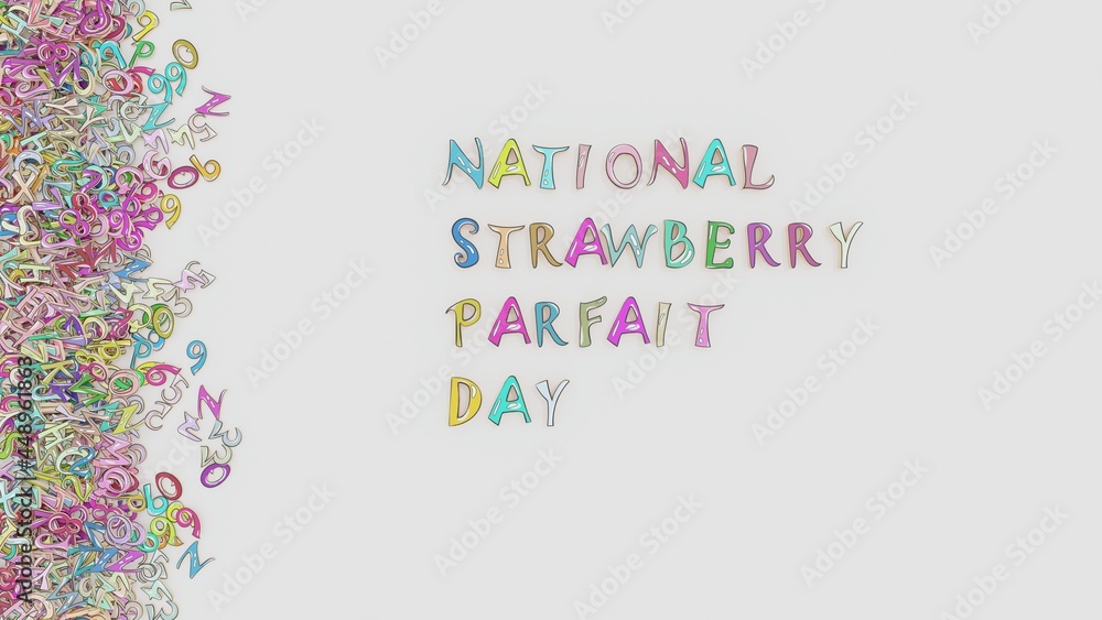 National strawberry parfait day National strawberry parfait day