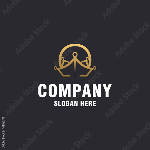 Luxury letter O with abstract crown logo template Free Download Luxury letter O with abstract crown logo template - GFXLoad