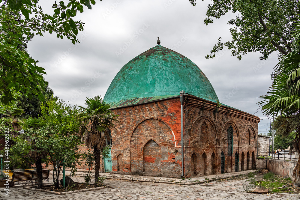 Gizilhajili old mosque in Ganja city built in 1877