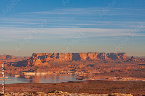 Alstrom Point at sunset, Lake Powell, Utah, USA