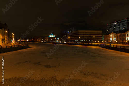 night street of St. Petersburg © Дмитрий Солодянкин