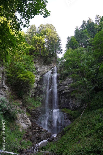 Am Wasserfallweg Sattendorf: Der Schleierwasserfall