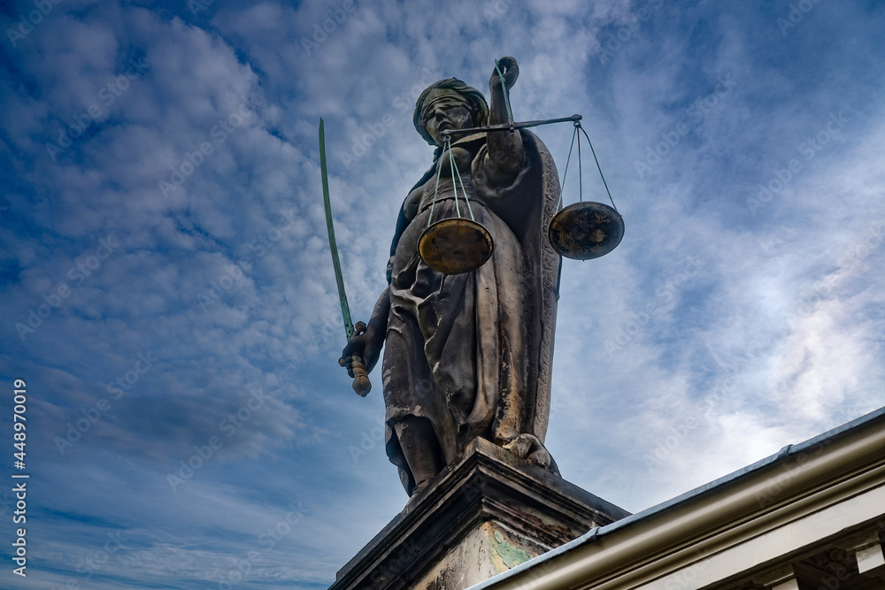 Naklejka premium Lady Justice