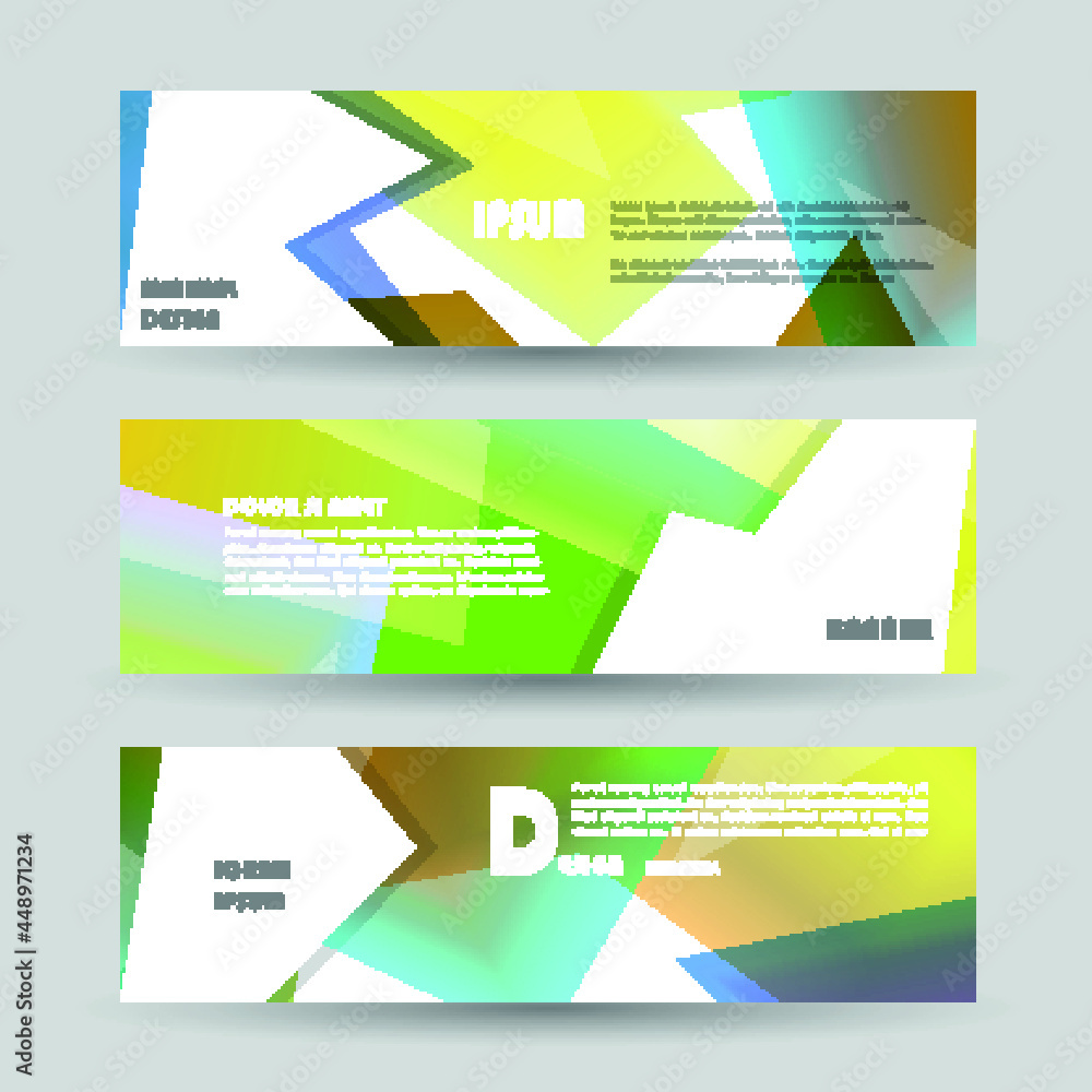 Vector  banner design.	Abstract geometric pattern background for brochure cover design. 