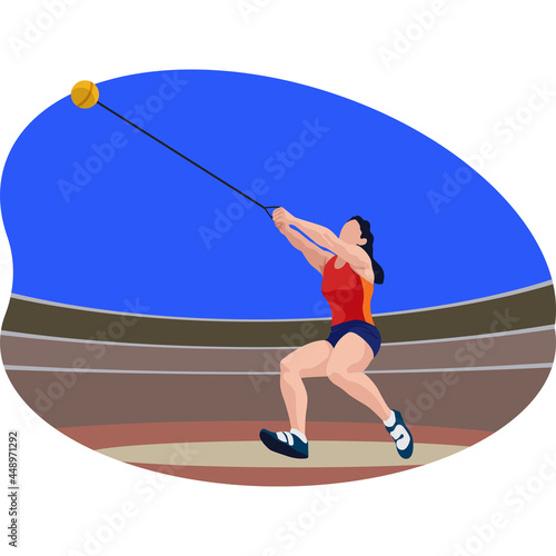 Female hammer thrower