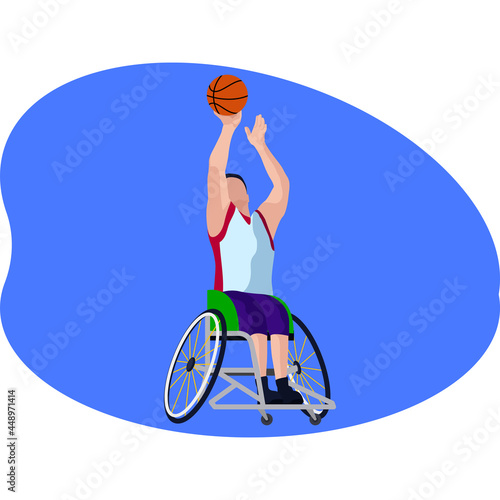Paralympic Basketball Player