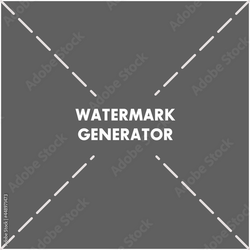 Watermark pattern generator template design © Rofik