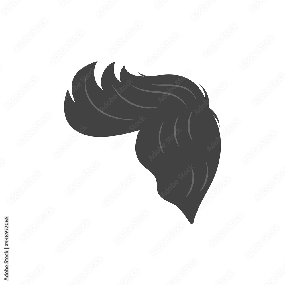 Men hair cut icon design illustration template Men hair cut icon design illustration template