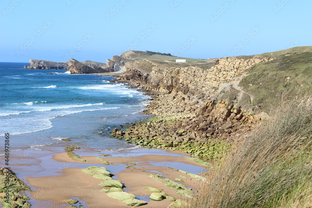 Natural Park of Las Dunas de Liencres, en Cantabria, North Spain