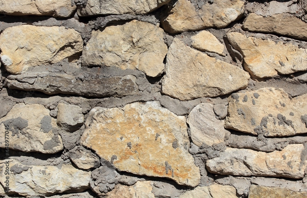 Fototapeta premium Grunge background and texture of workstone wall