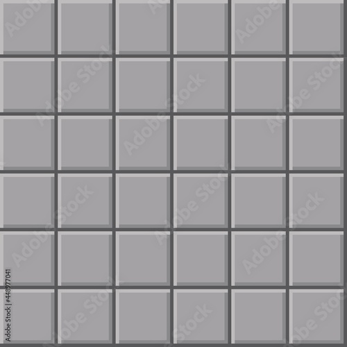 Abstract background pattern. Tiles background. Gray tile's vector texture.