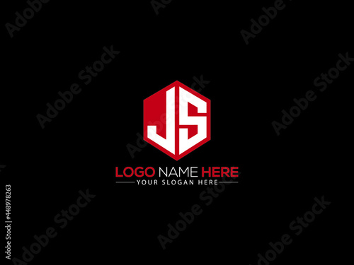 Letter JS Logo, creative js j s logo icon vector for your brand