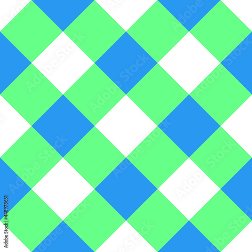 Diagonal plaid pattern, bright fabric checkered print, colorful tartan wallpaper