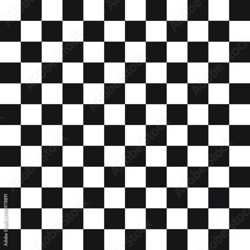 Black and white checkered pattern, mosaic seamless pattern, print in a cage in a Gothic style for interior decorating, home textiles, clothing.