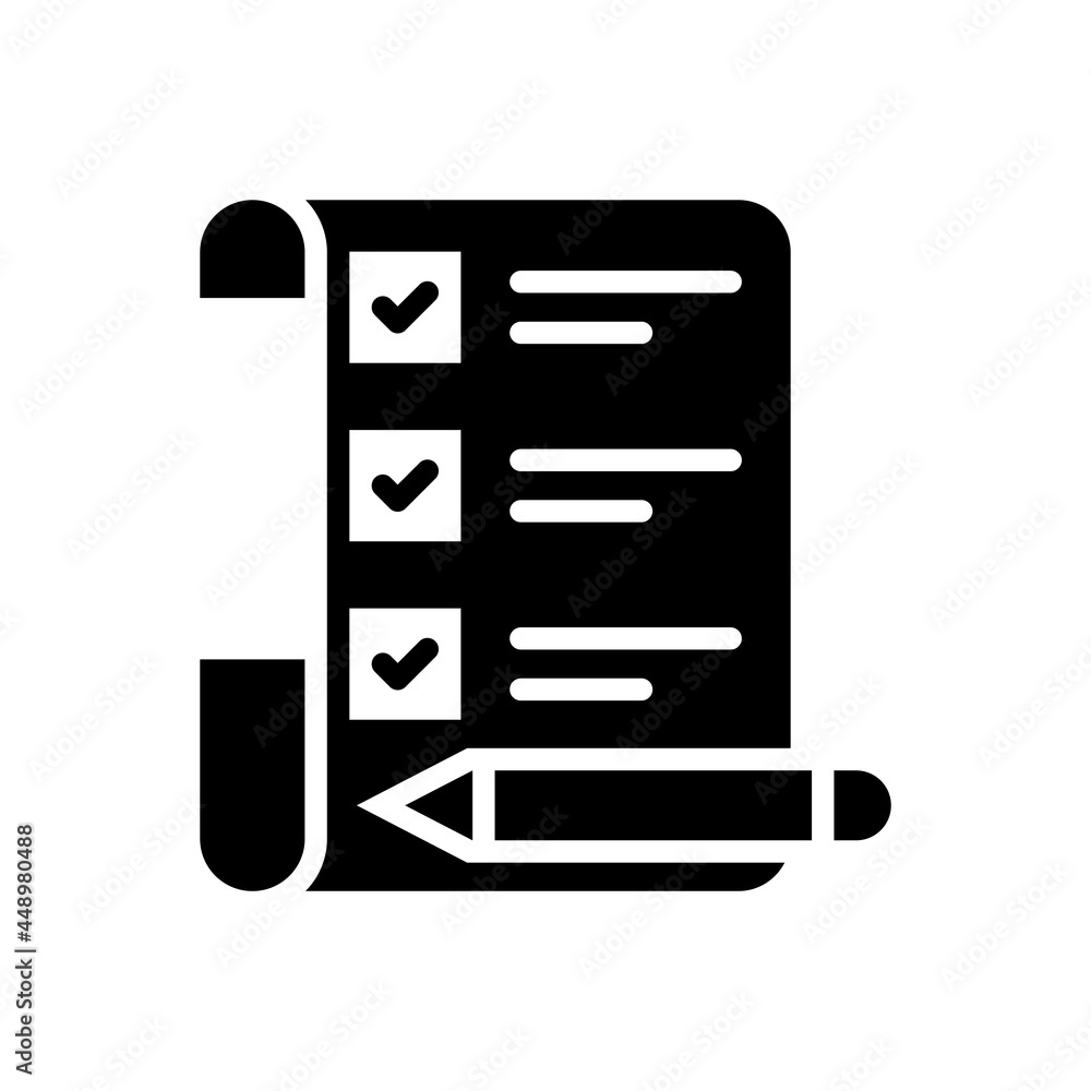 Guest List vector solid icon style illustration. EPS 10 File Guest List vector solid icon style illustration. EPS 10 File