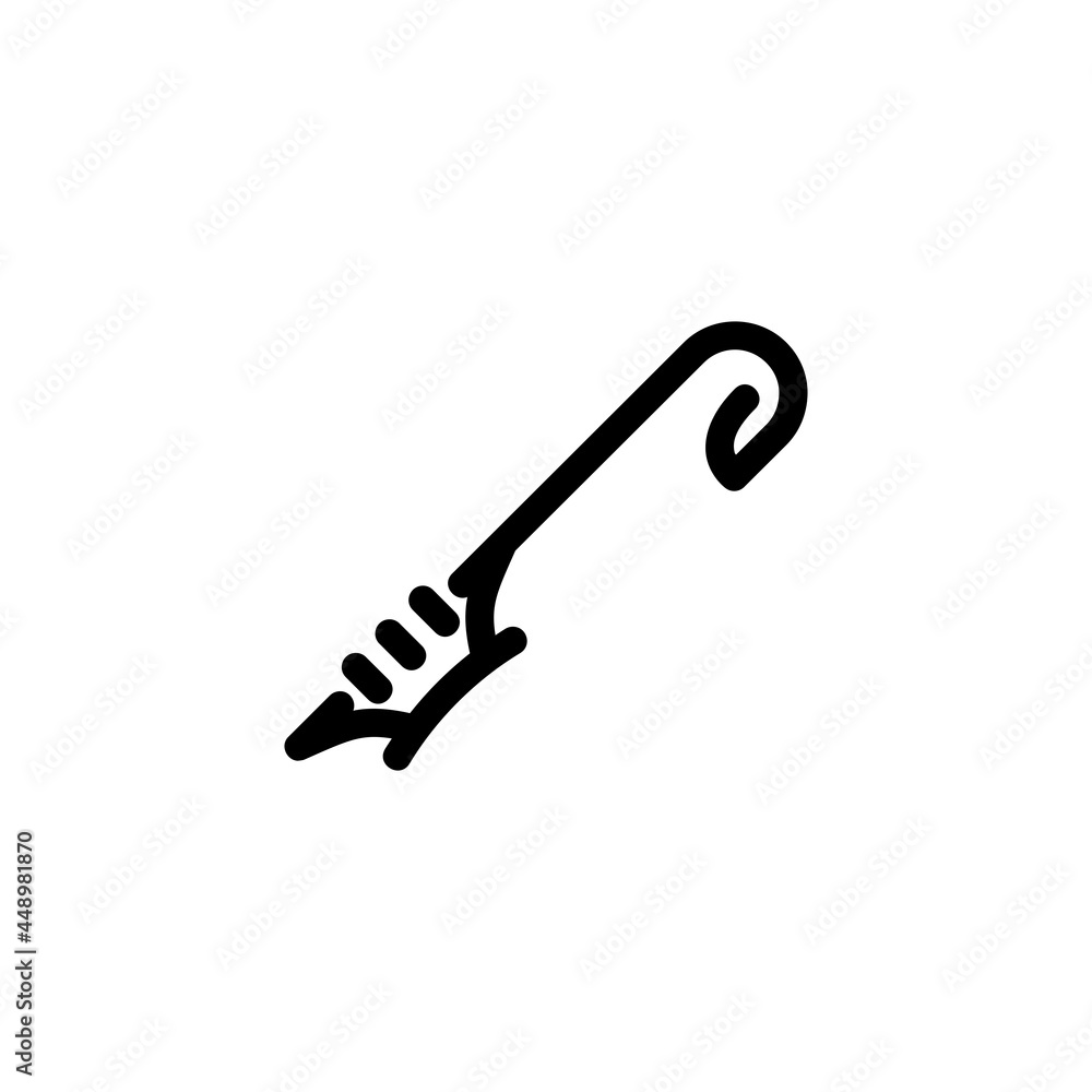 Hook Weapon Chinese Warriors Monoline Icon Logo Vector for Graphic Design and Web Hook Weapon Chinese Warriors Monoline Icon Logo Vector for Graphic Design and Web