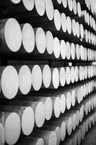 Foto bricks,bars,Ingots aluminum raw materials. Non-ferrous.