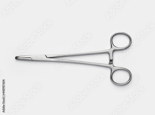 Surgical instrument on white background