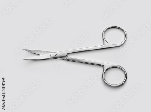 Surgical instrument on white background