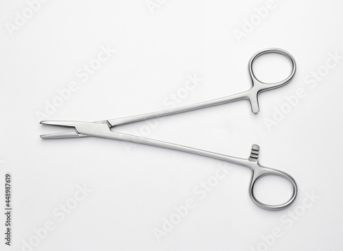 Surgical instrument on white background