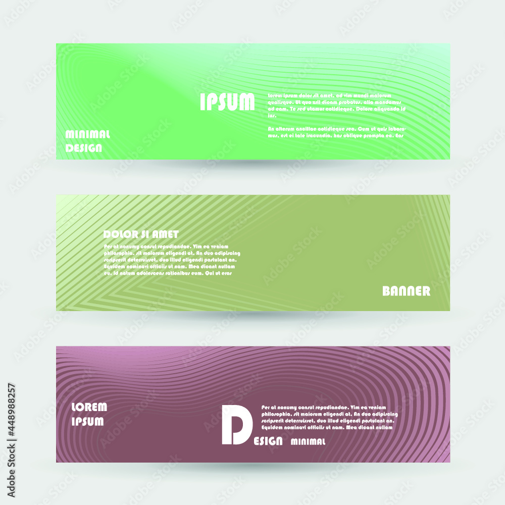 Fototapeta premium Vector banner design. Abstract geometric pattern background for brochure cover design. 