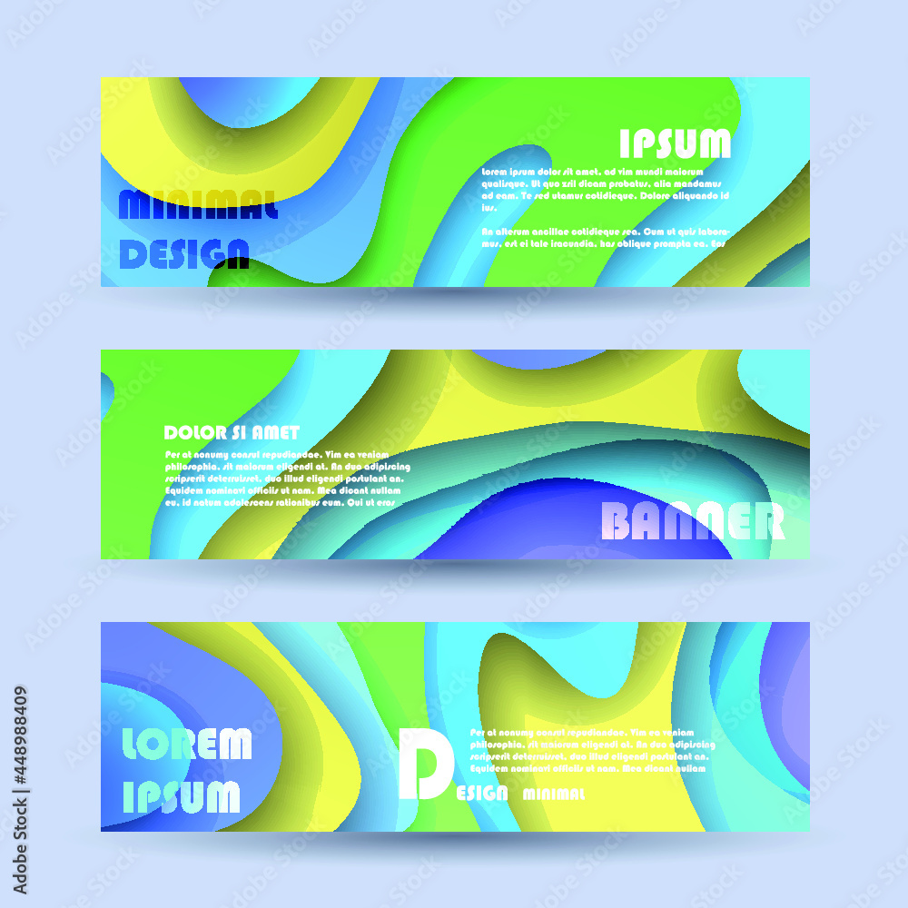 Fototapeta premium Vector banner design. Abstract geometric pattern background for brochure cover design. 