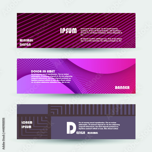 Vector  banner design.	Abstract geometric pattern background for brochure cover design. 
